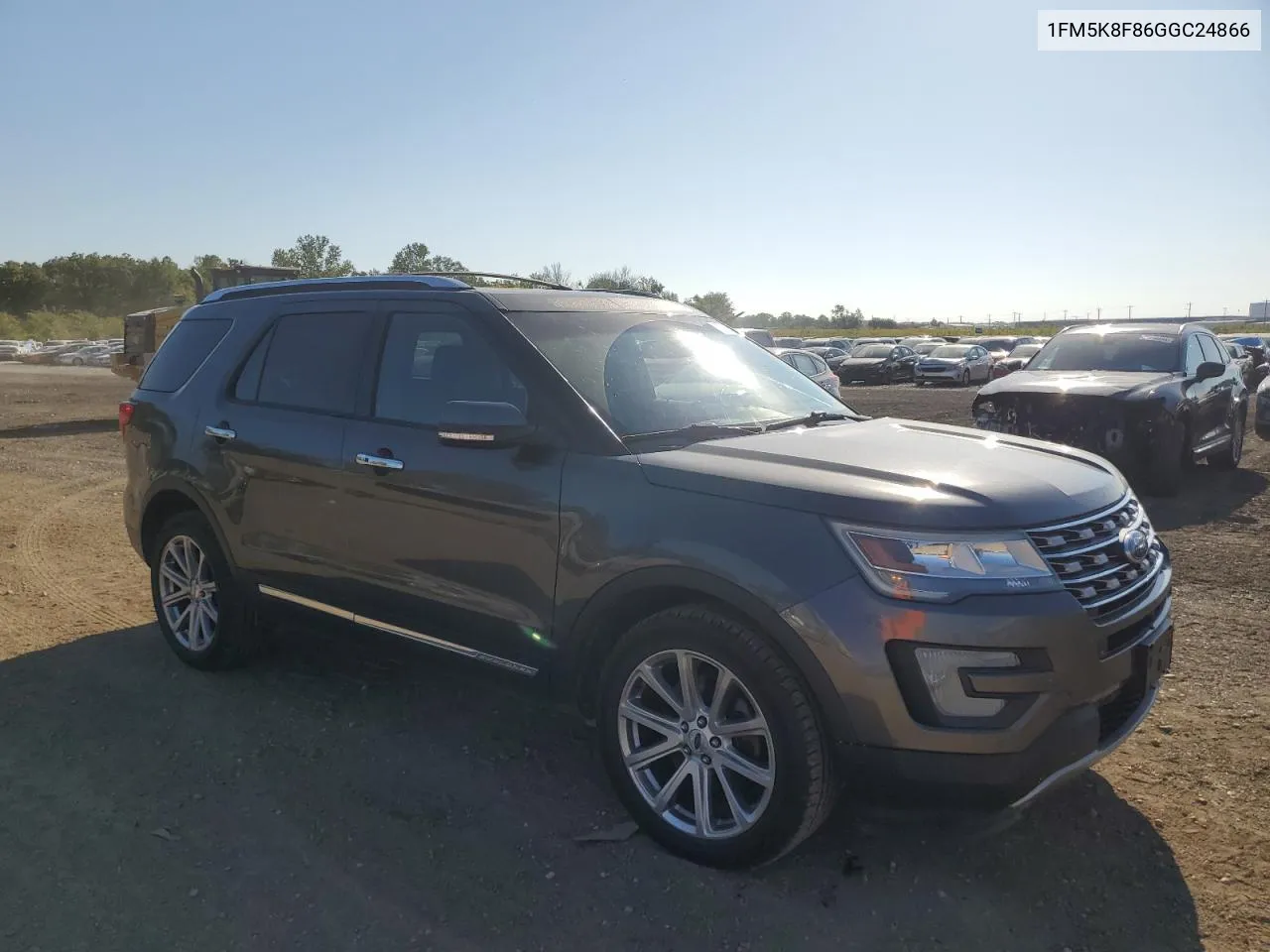 2016 Ford Explorer Limited VIN: 1FM5K8F86GGC24866 Lot: 71033324