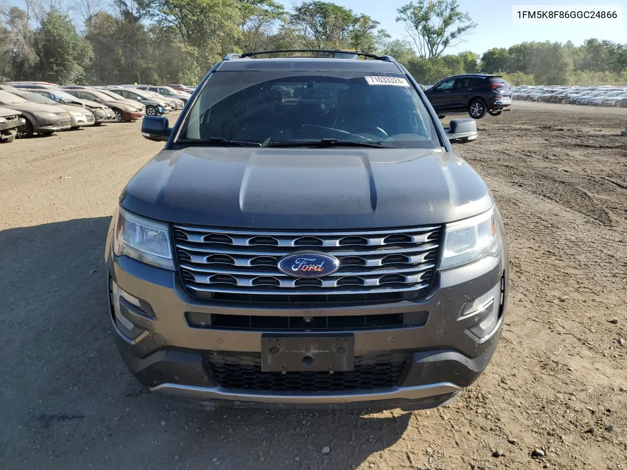 2016 Ford Explorer Limited VIN: 1FM5K8F86GGC24866 Lot: 71033324