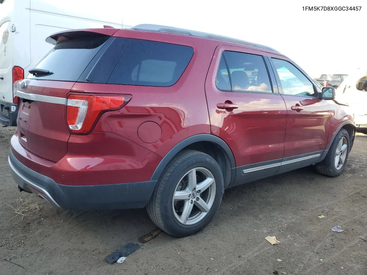 2016 Ford Explorer Xlt VIN: 1FM5K7D8XGGC34457 Lot: 71111004