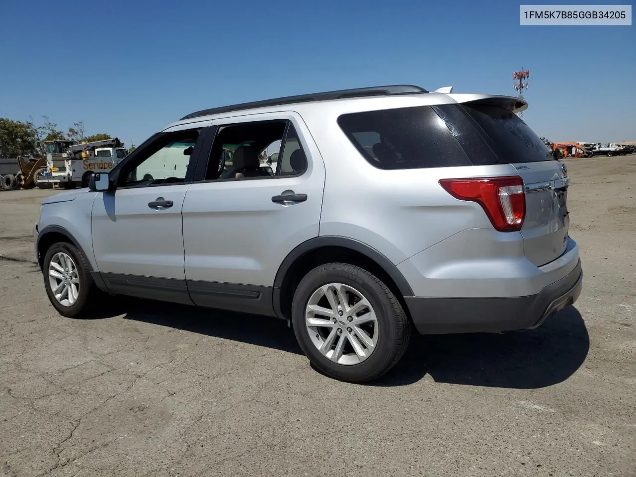 1FM5K7B85GGB34205 2016 Ford Explorer