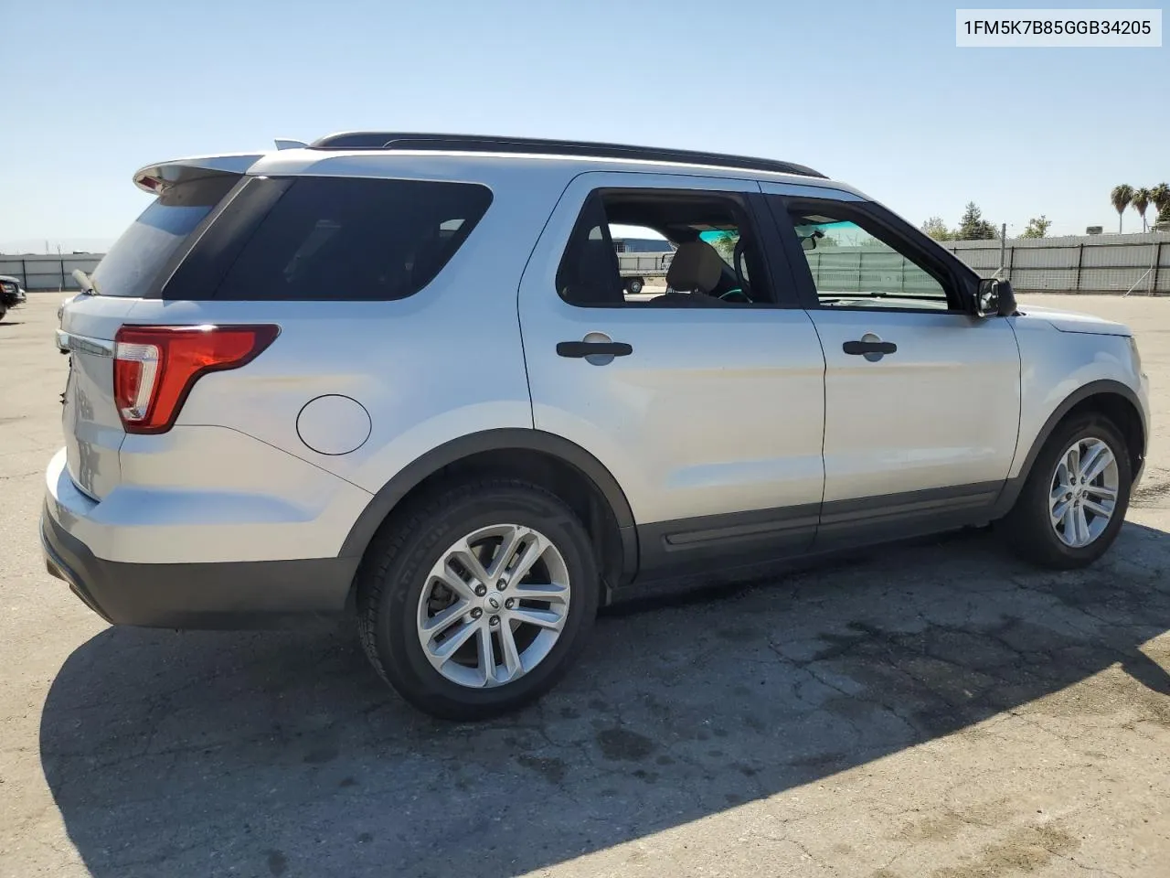 2016 Ford Explorer VIN: 1FM5K7B85GGB34205 Lot: 71178054