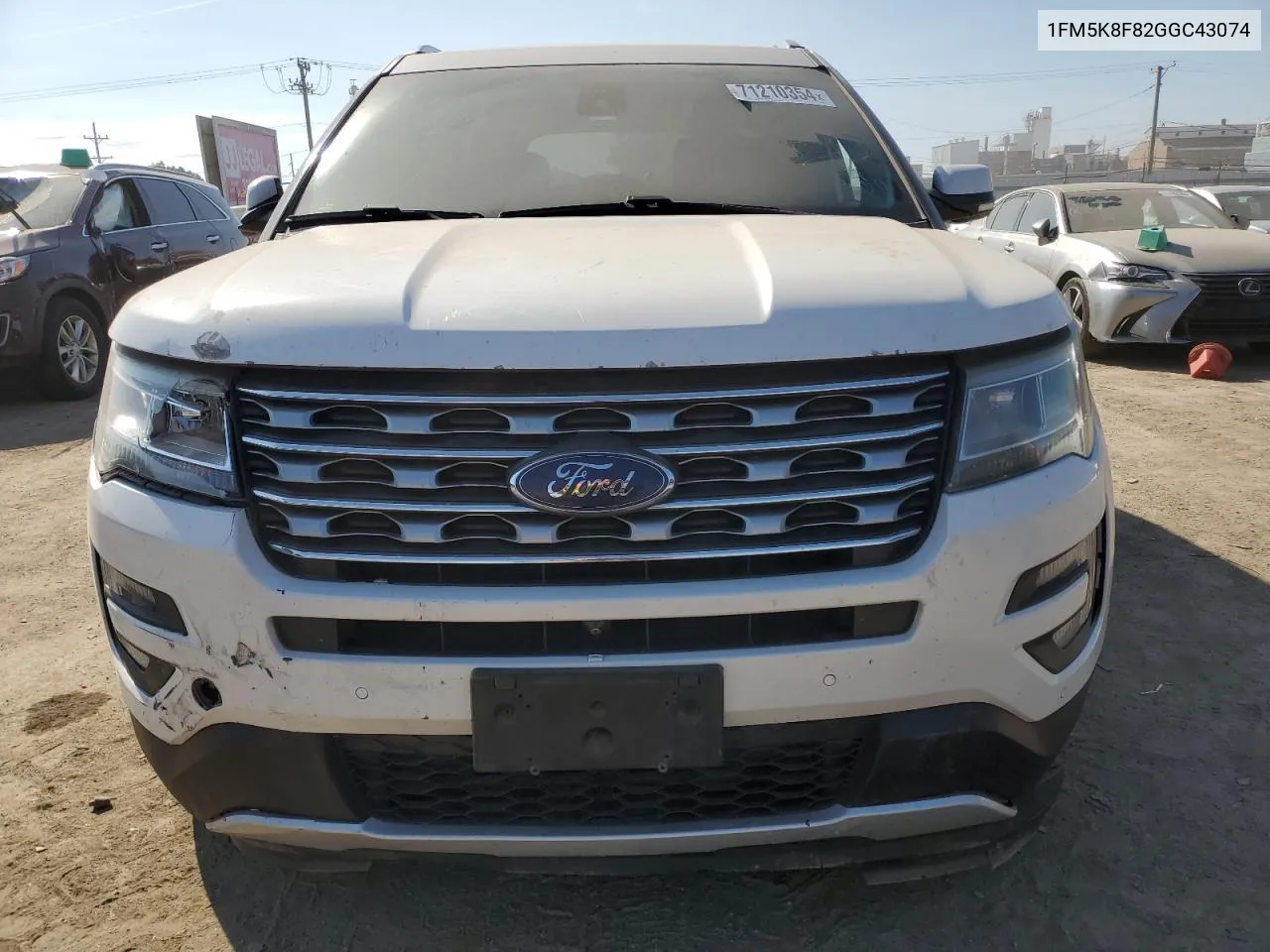 1FM5K8F82GGC43074 2016 Ford Explorer Limited