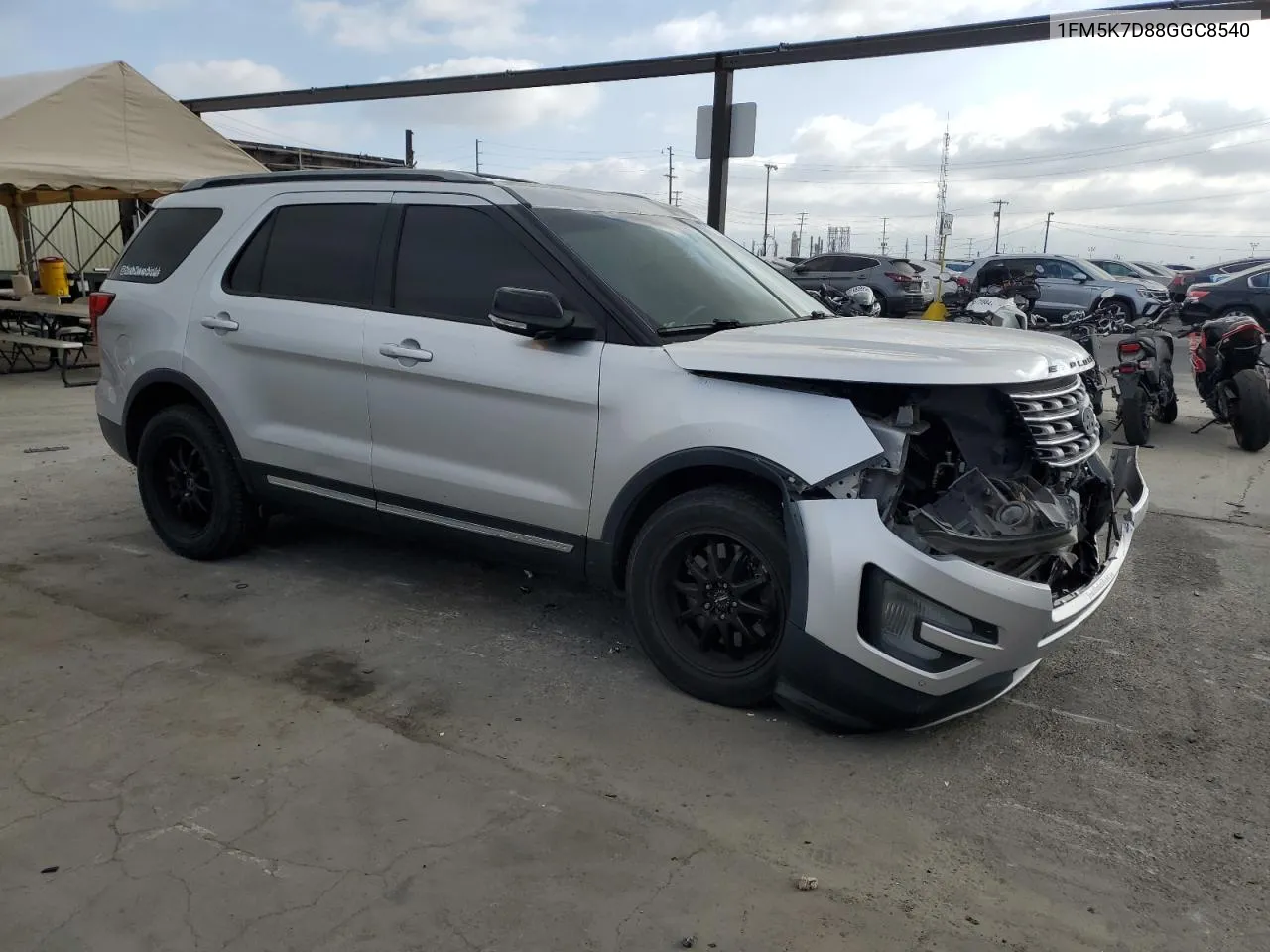 2016 Ford Explorer Xlt VIN: 1FM5K7D88GGC8540 Lot: 71321204