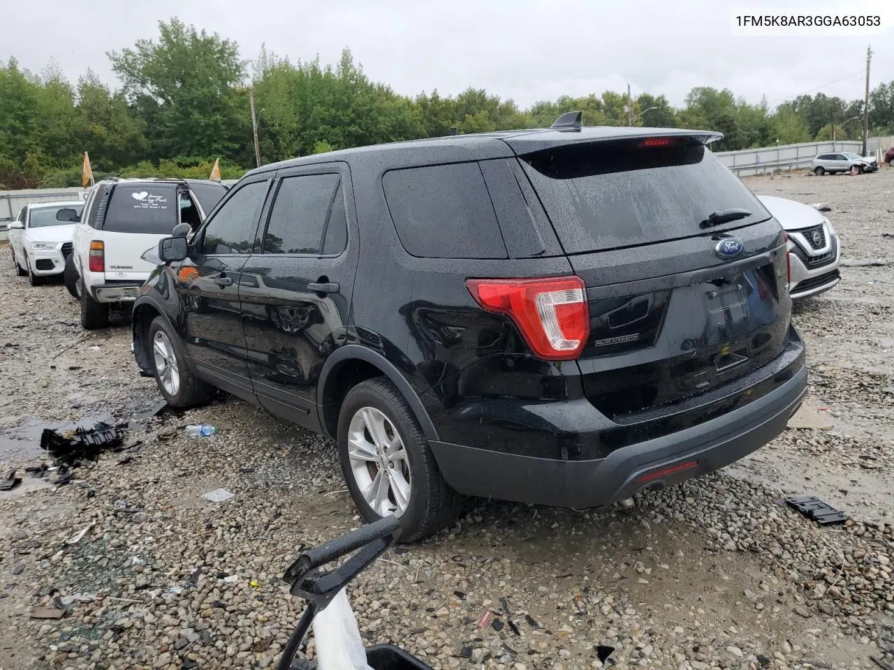 2016 Ford Explorer Police Interceptor VIN: 1FM5K8AR3GGA63053 Lot: 71451194