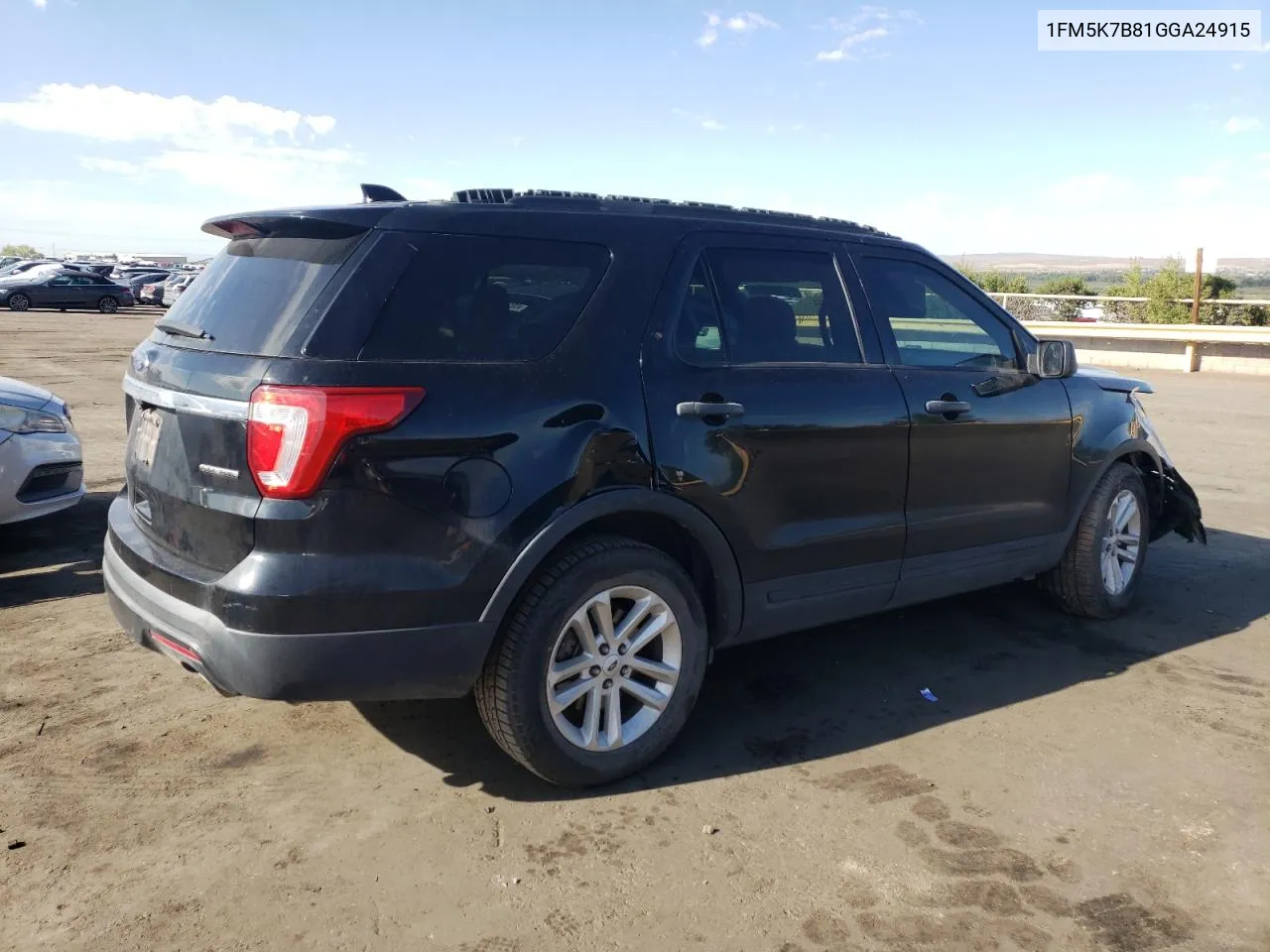 2016 Ford Explorer VIN: 1FM5K7B81GGA24915 Lot: 71536204