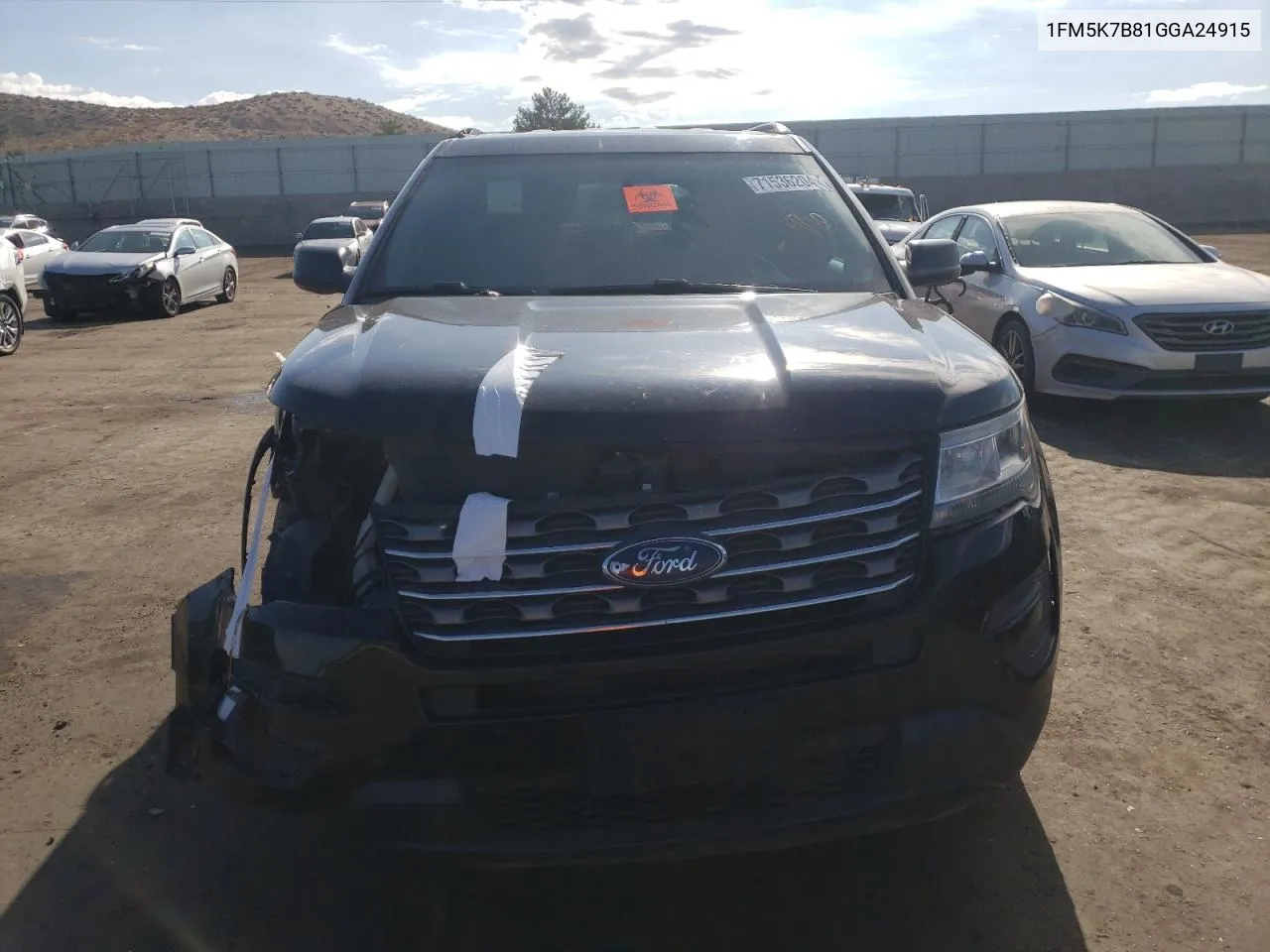 1FM5K7B81GGA24915 2016 Ford Explorer