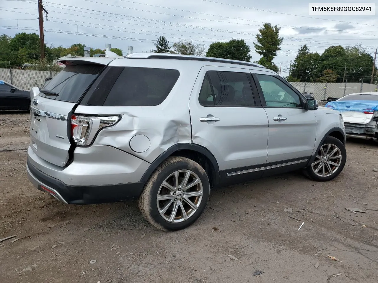 1FM5K8F89GGC82941 2016 Ford Explorer Limited