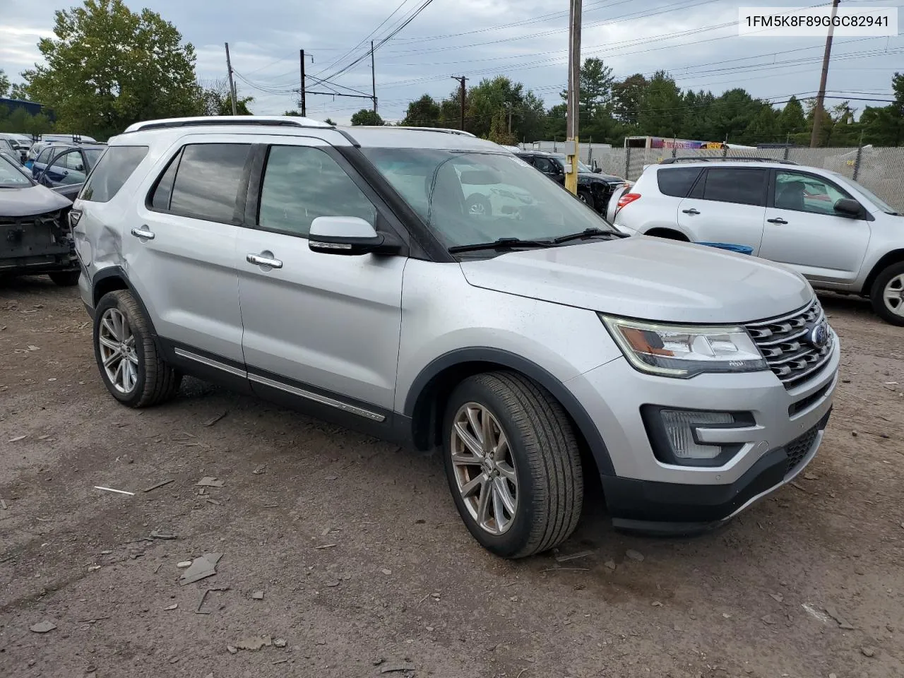 1FM5K8F89GGC82941 2016 Ford Explorer Limited