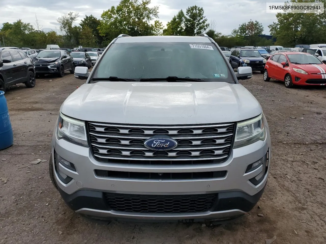 1FM5K8F89GGC82941 2016 Ford Explorer Limited