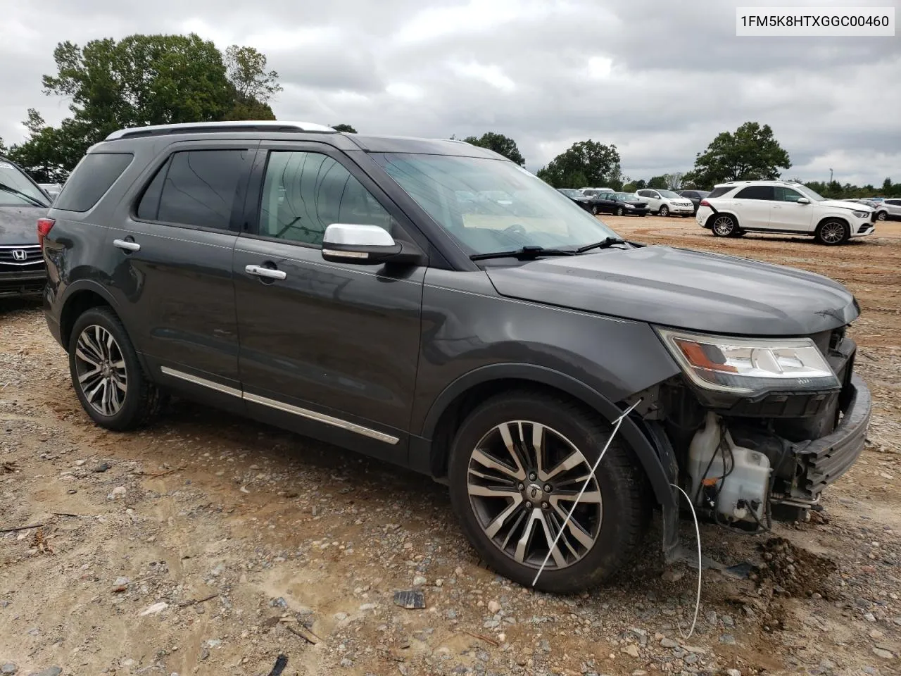 2016 Ford Explorer Platinum VIN: 1FM5K8HTXGGC00460 Lot: 71571774