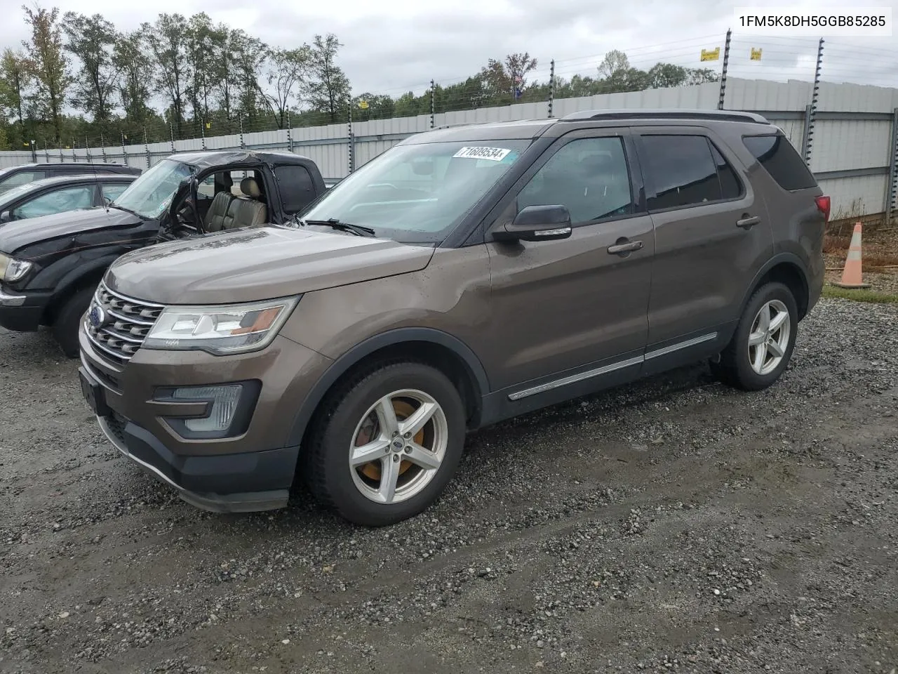 2016 Ford Explorer Xlt VIN: 1FM5K8DH5GGB85285 Lot: 71609534