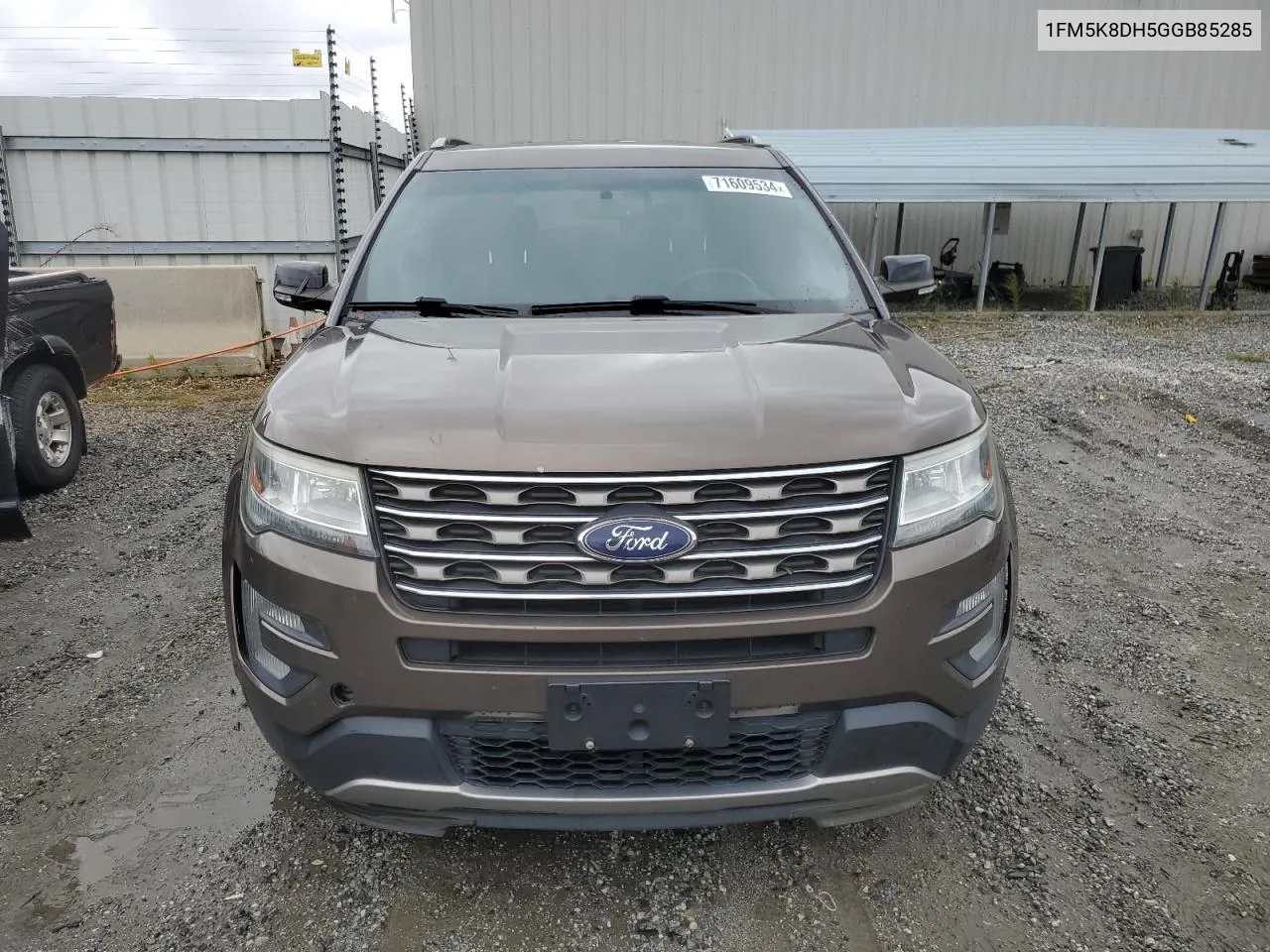 2016 Ford Explorer Xlt VIN: 1FM5K8DH5GGB85285 Lot: 71609534