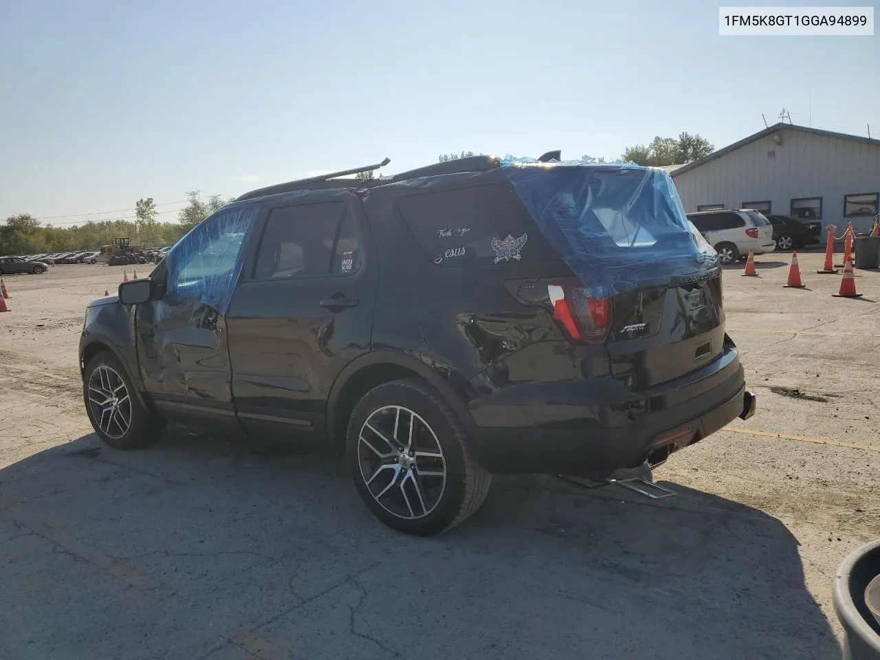 2016 Ford Explorer Sport VIN: 1FM5K8GT1GGA94899 Lot: 71786254