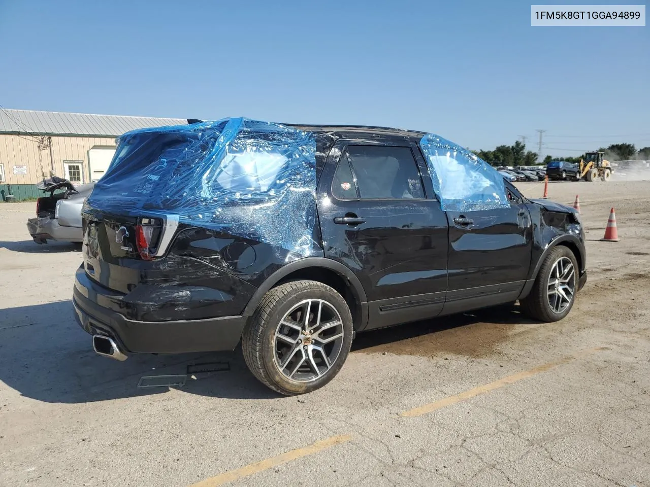 2016 Ford Explorer Sport VIN: 1FM5K8GT1GGA94899 Lot: 71786254