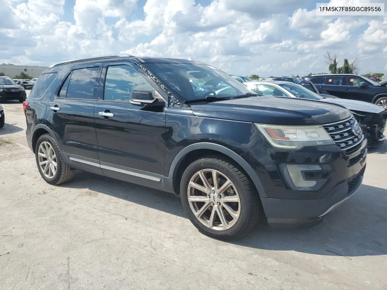 2016 Ford Explorer Limited VIN: 1FM5K7F85GGC89556 Lot: 71955484