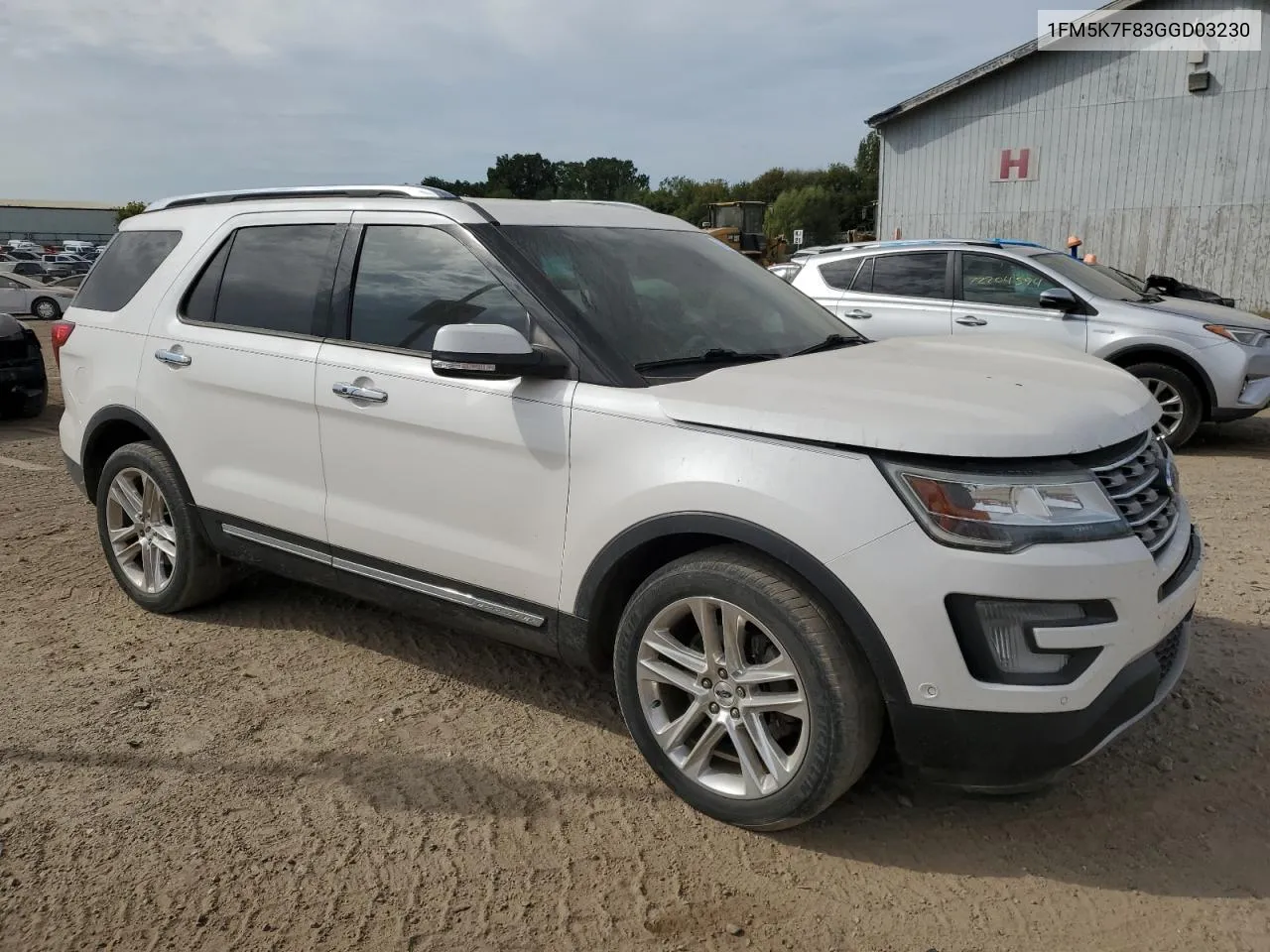 1FM5K7F83GGD03230 2016 Ford Explorer Limited