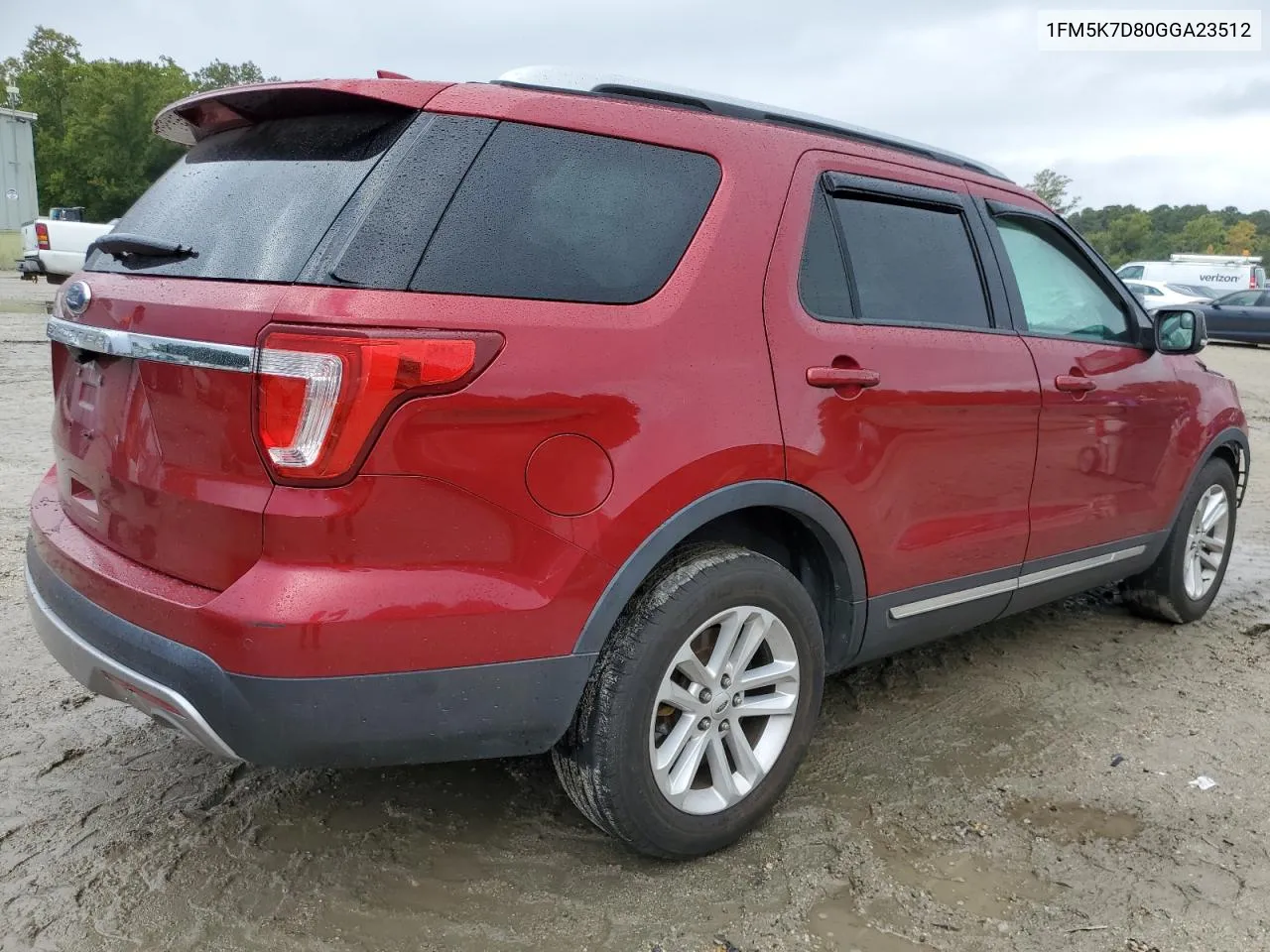 2016 Ford Explorer Xlt VIN: 1FM5K7D80GGA23512 Lot: 72210724