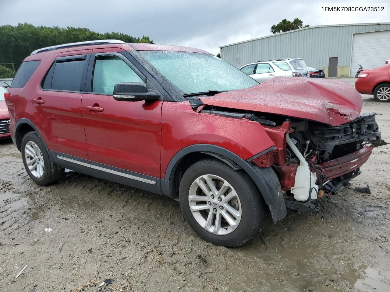 2016 Ford Explorer Xlt VIN: 1FM5K7D80GGA23512 Lot: 72210724