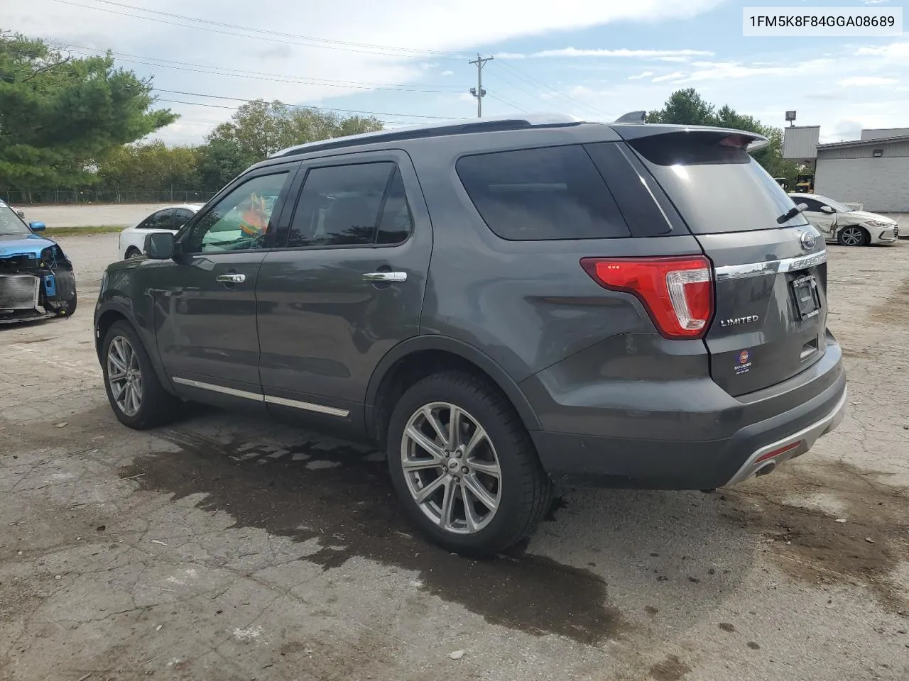 2016 Ford Explorer Limited VIN: 1FM5K8F84GGA08689 Lot: 72595204