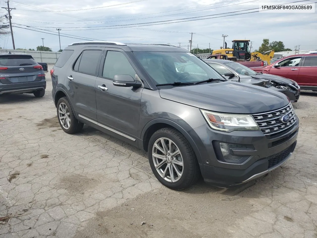 2016 Ford Explorer Limited VIN: 1FM5K8F84GGA08689 Lot: 72595204