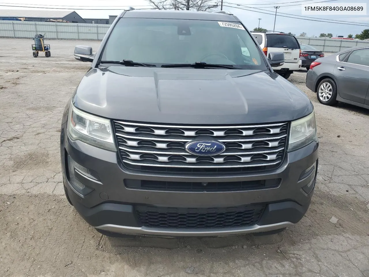 2016 Ford Explorer Limited VIN: 1FM5K8F84GGA08689 Lot: 72595204