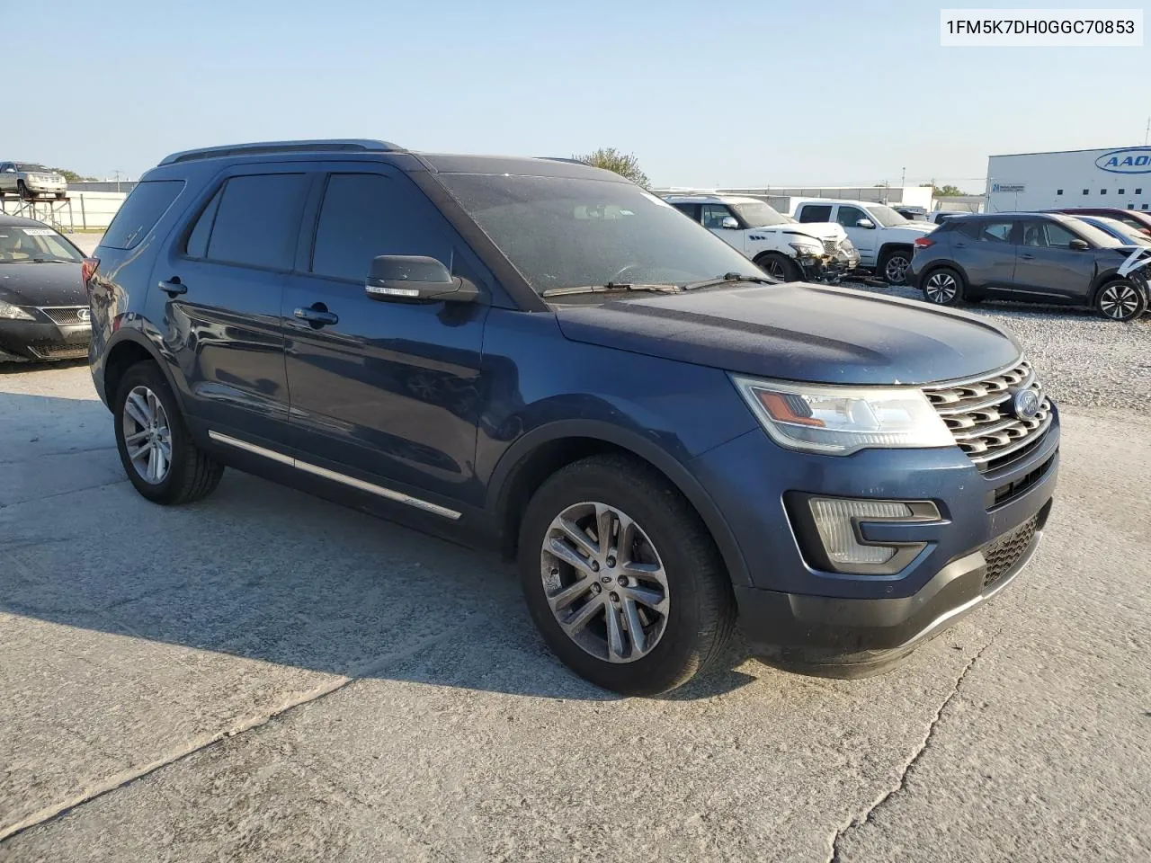 2016 Ford Explorer Xlt VIN: 1FM5K7DH0GGC70853 Lot: 72639204