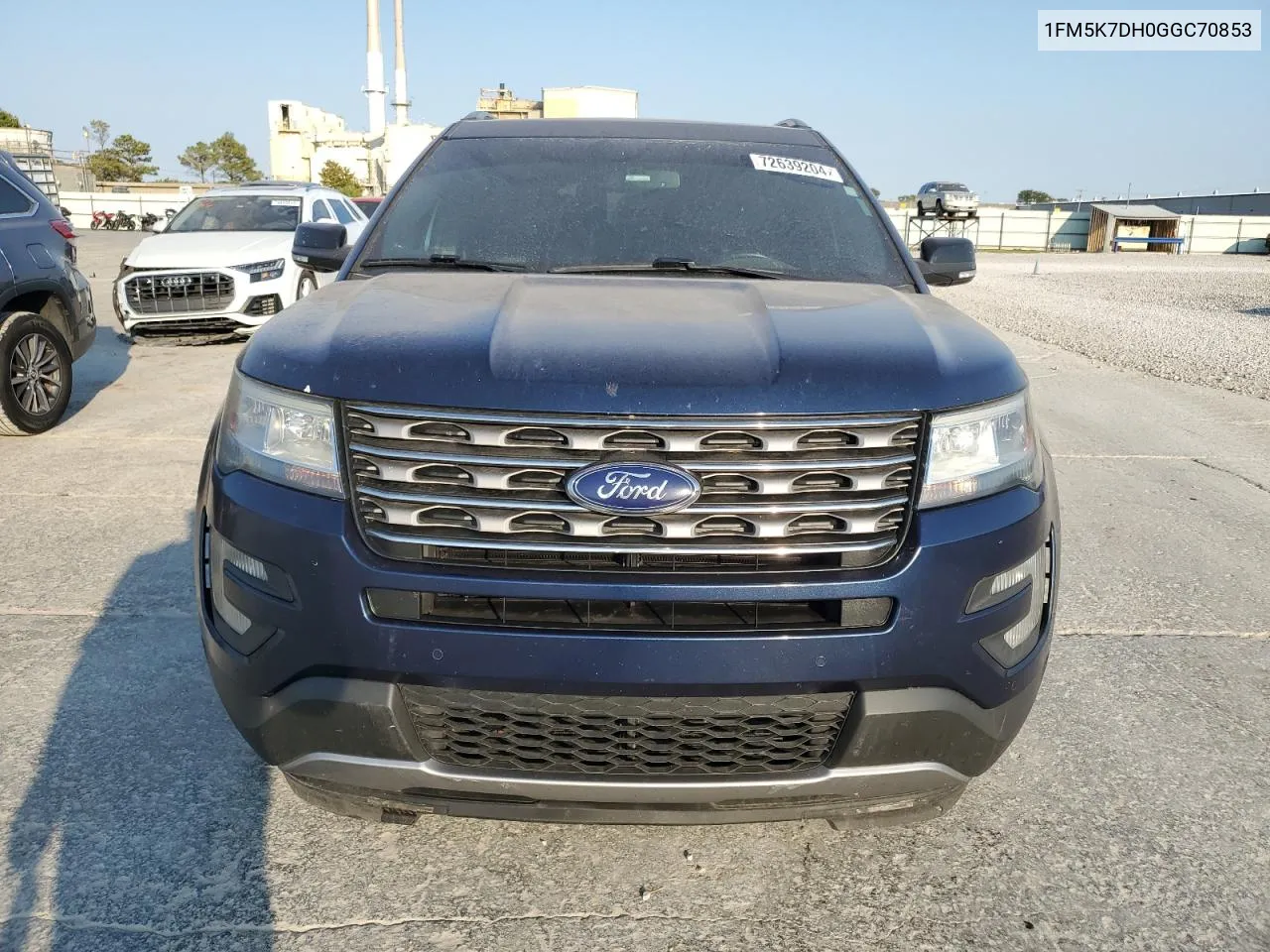 2016 Ford Explorer Xlt VIN: 1FM5K7DH0GGC70853 Lot: 72639204