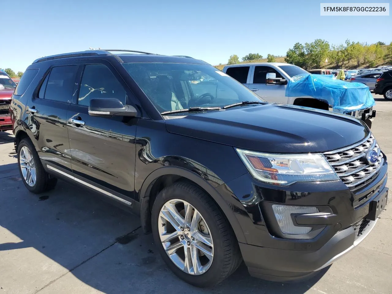 2016 Ford Explorer Limited VIN: 1FM5K8F87GGC22236 Lot: 72642674