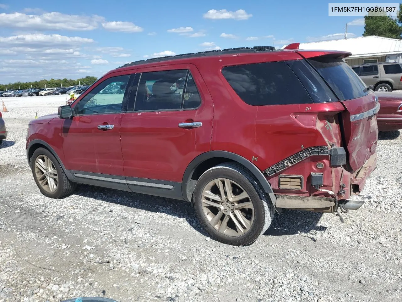 2016 Ford Explorer Limited VIN: 1FM5K7FH1GGB61587 Lot: 72784944