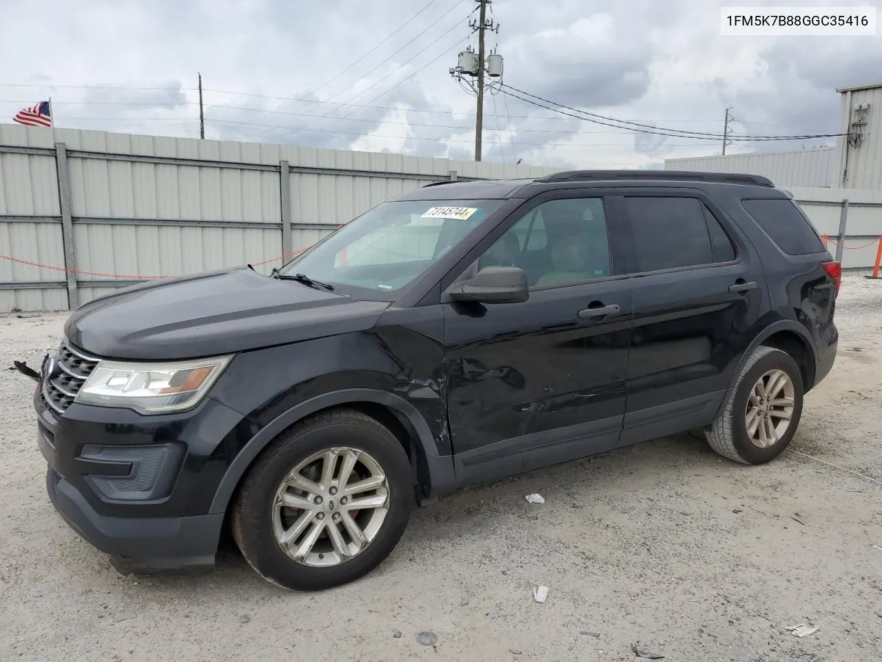 2016 Ford Explorer VIN: 1FM5K7B88GGC35416 Lot: 73145744