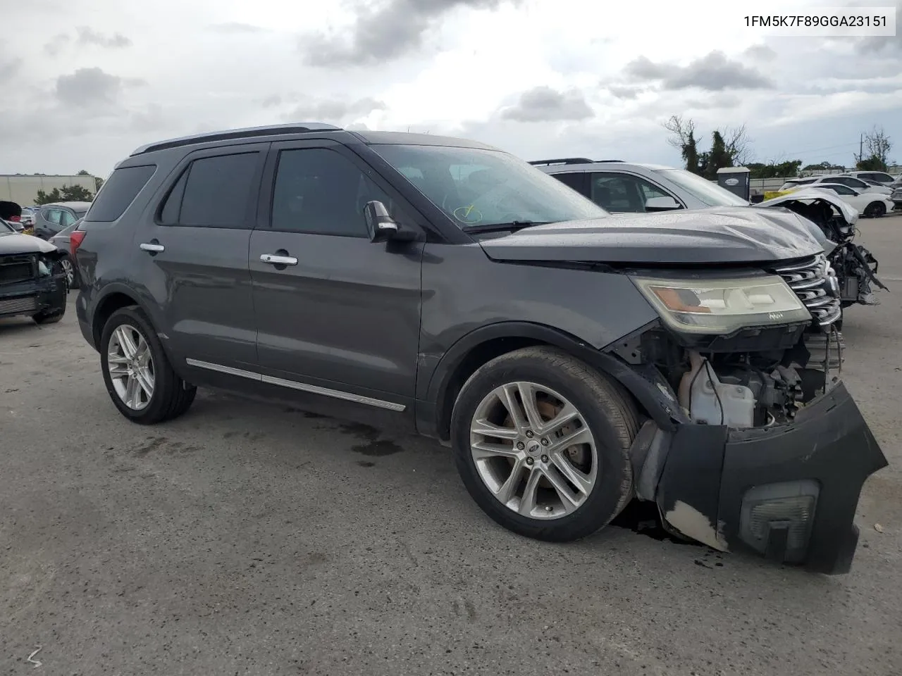 2016 Ford Explorer Limited VIN: 1FM5K7F89GGA23151 Lot: 73282954