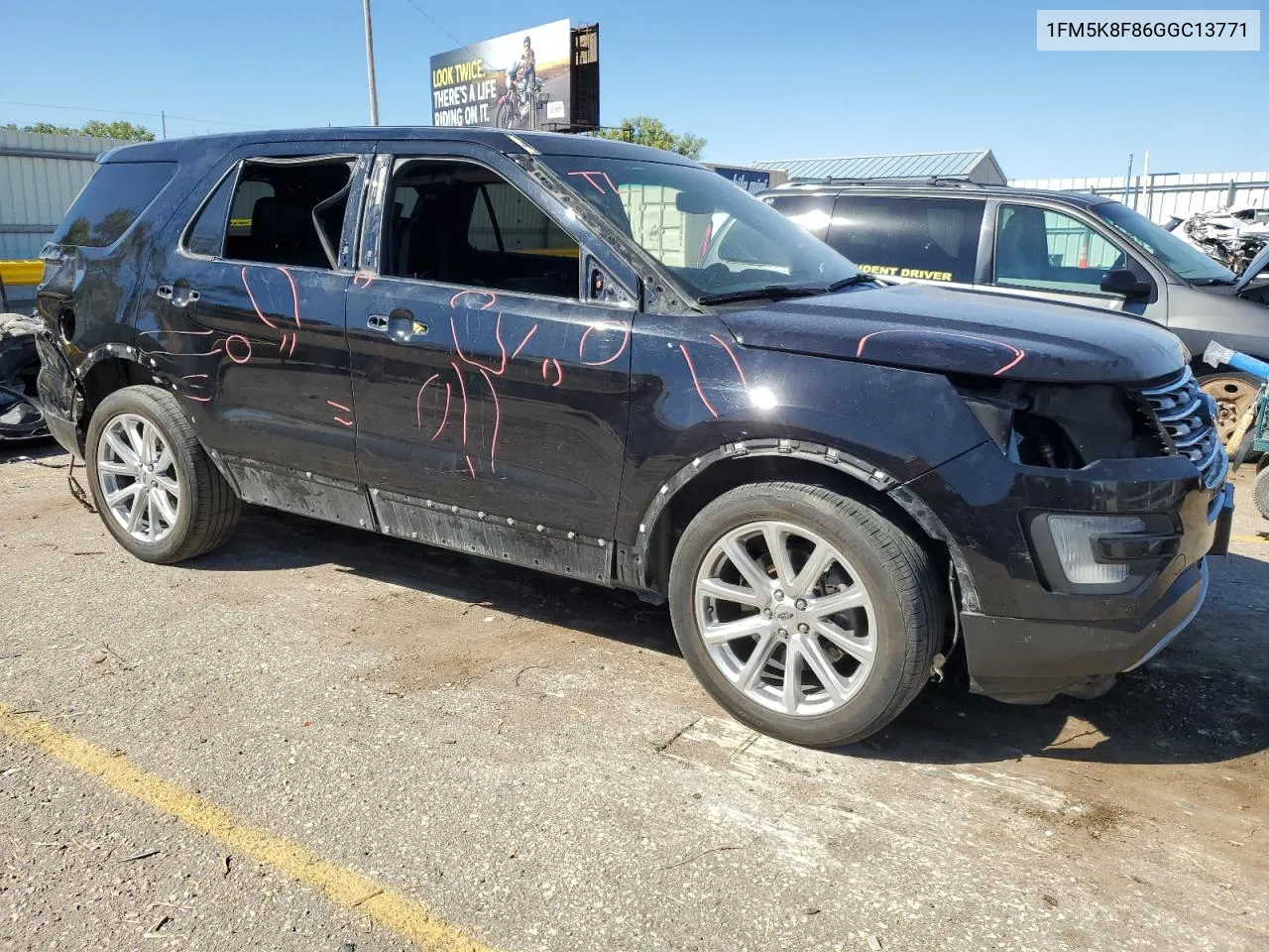 2016 Ford Explorer Limited VIN: 1FM5K8F86GGC13771 Lot: 73322474