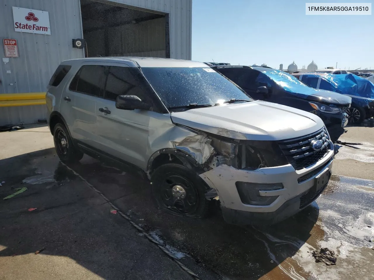 2016 Ford Explorer Police Interceptor VIN: 1FM5K8AR5GGA19510 Lot: 73411794