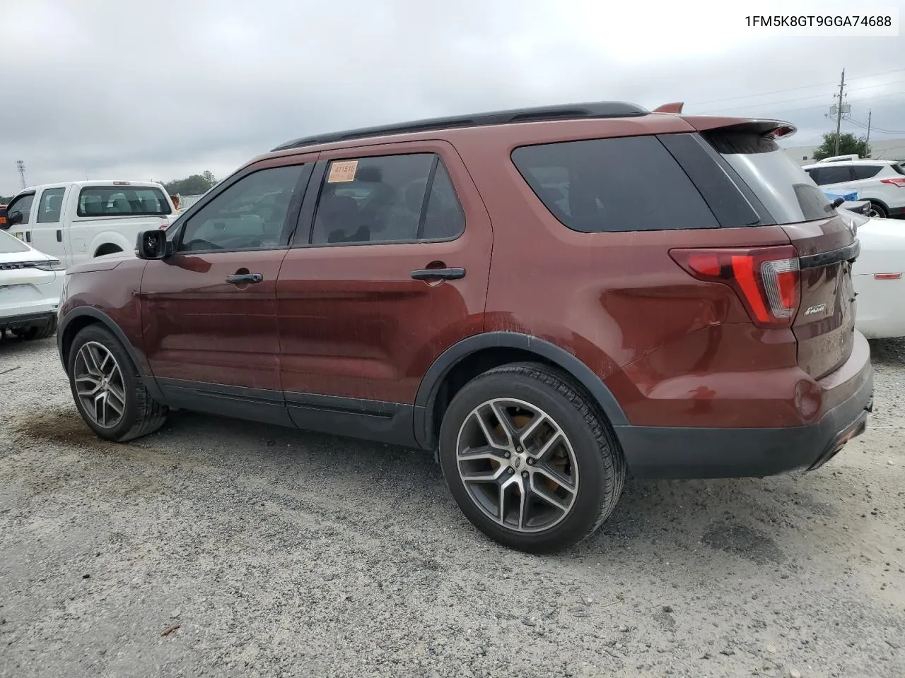 2016 Ford Explorer Sport VIN: 1FM5K8GT9GGA74688 Lot: 73484074