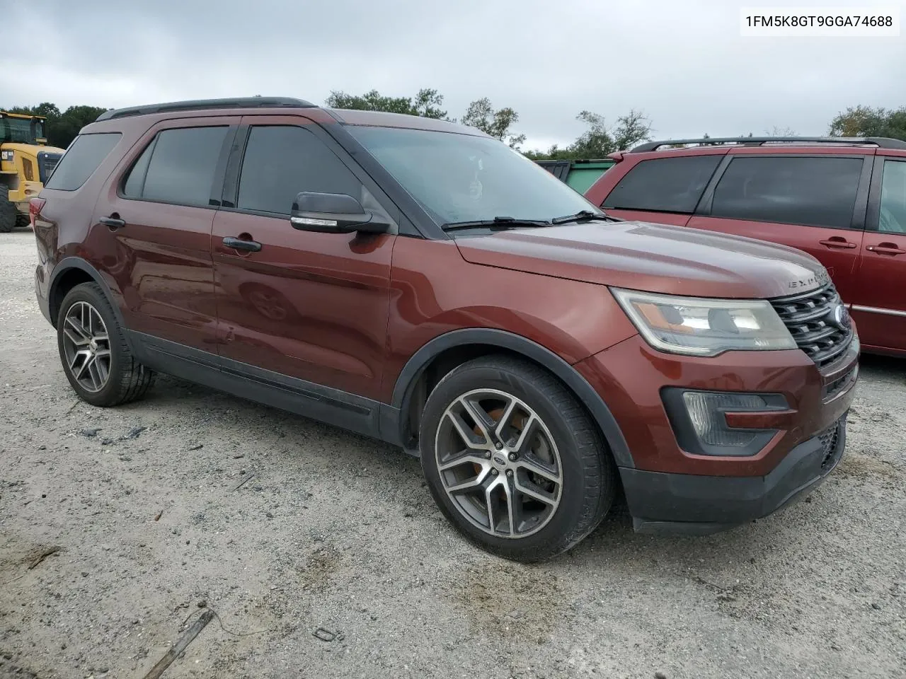 2016 Ford Explorer Sport VIN: 1FM5K8GT9GGA74688 Lot: 73484074