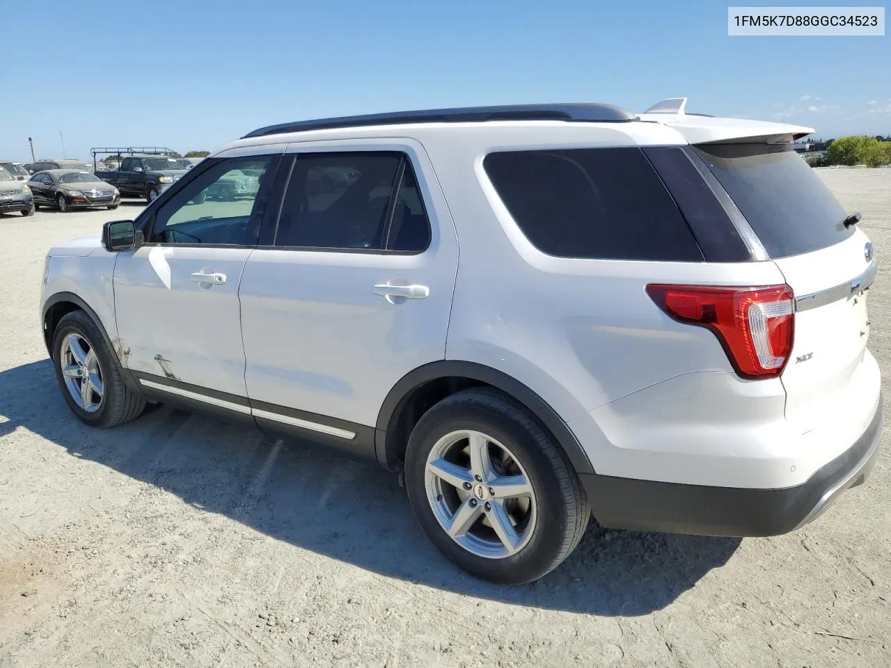 2016 Ford Explorer Xlt VIN: 1FM5K7D88GGC34523 Lot: 73525134