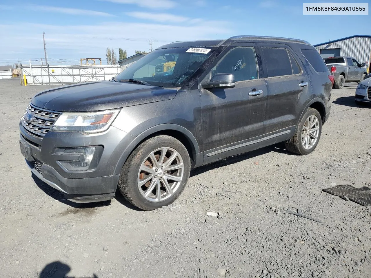 2016 Ford Explorer Limited VIN: 1FM5K8F84GGA10555 Lot: 73890704