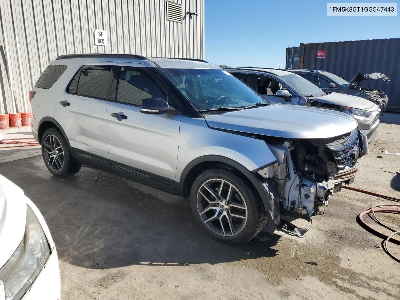 2016 Ford Explorer Sport VIN: 1FM5K8GT1GGC47443 Lot: 73959294