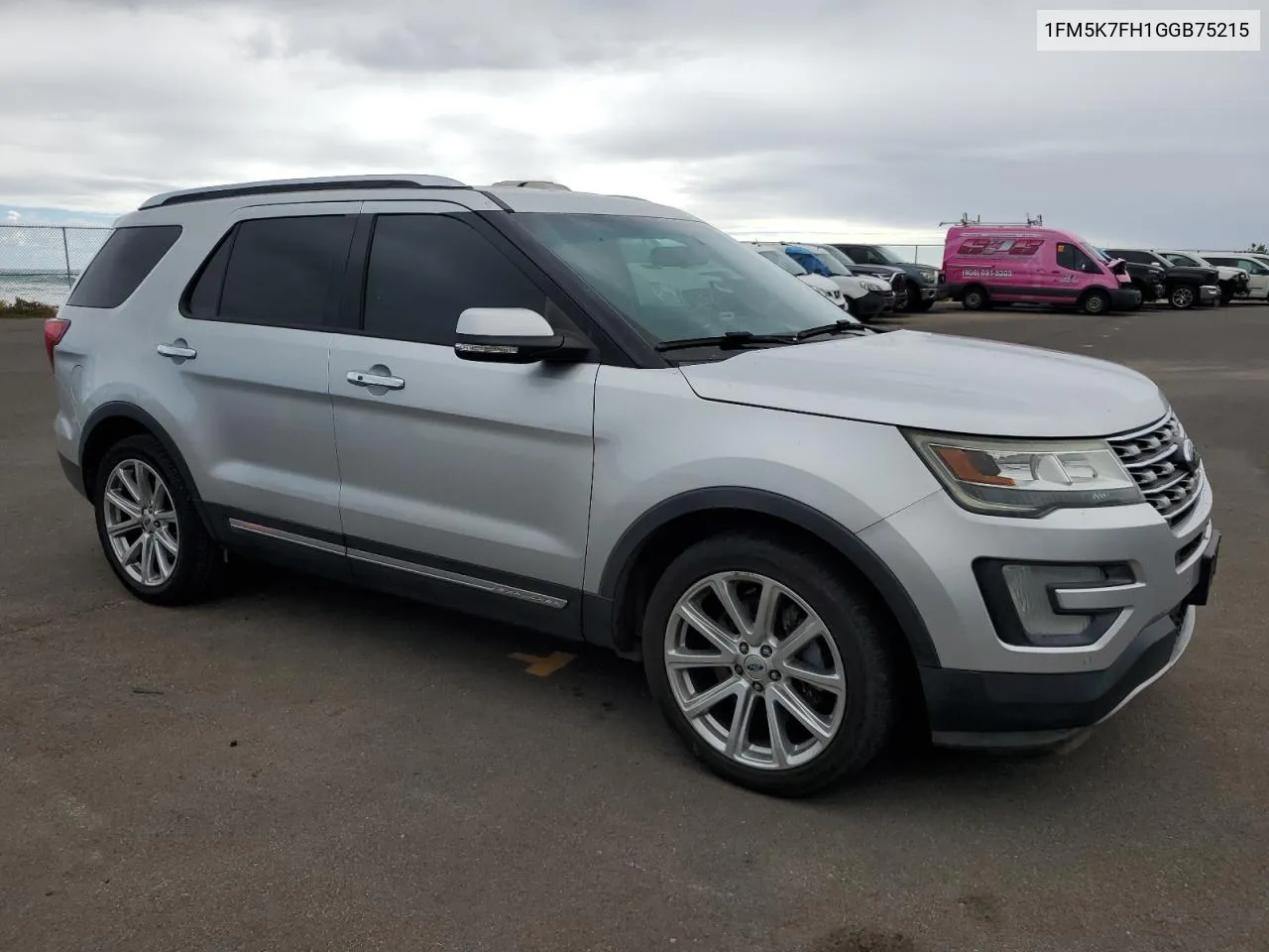 2016 Ford Explorer Limited VIN: 1FM5K7FH1GGB75215 Lot: 74145394