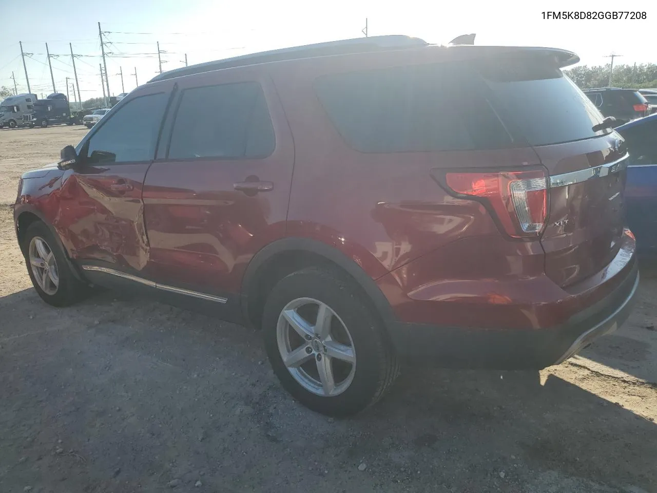 2016 Ford Explorer Xlt VIN: 1FM5K8D82GGB77208 Lot: 74194504