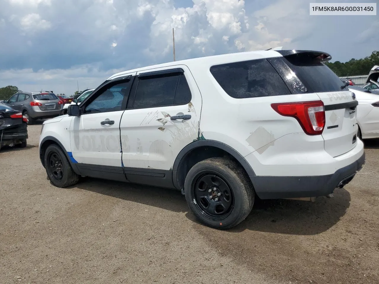 1FM5K8AR6GGD31450 2016 Ford Explorer Police Interceptor