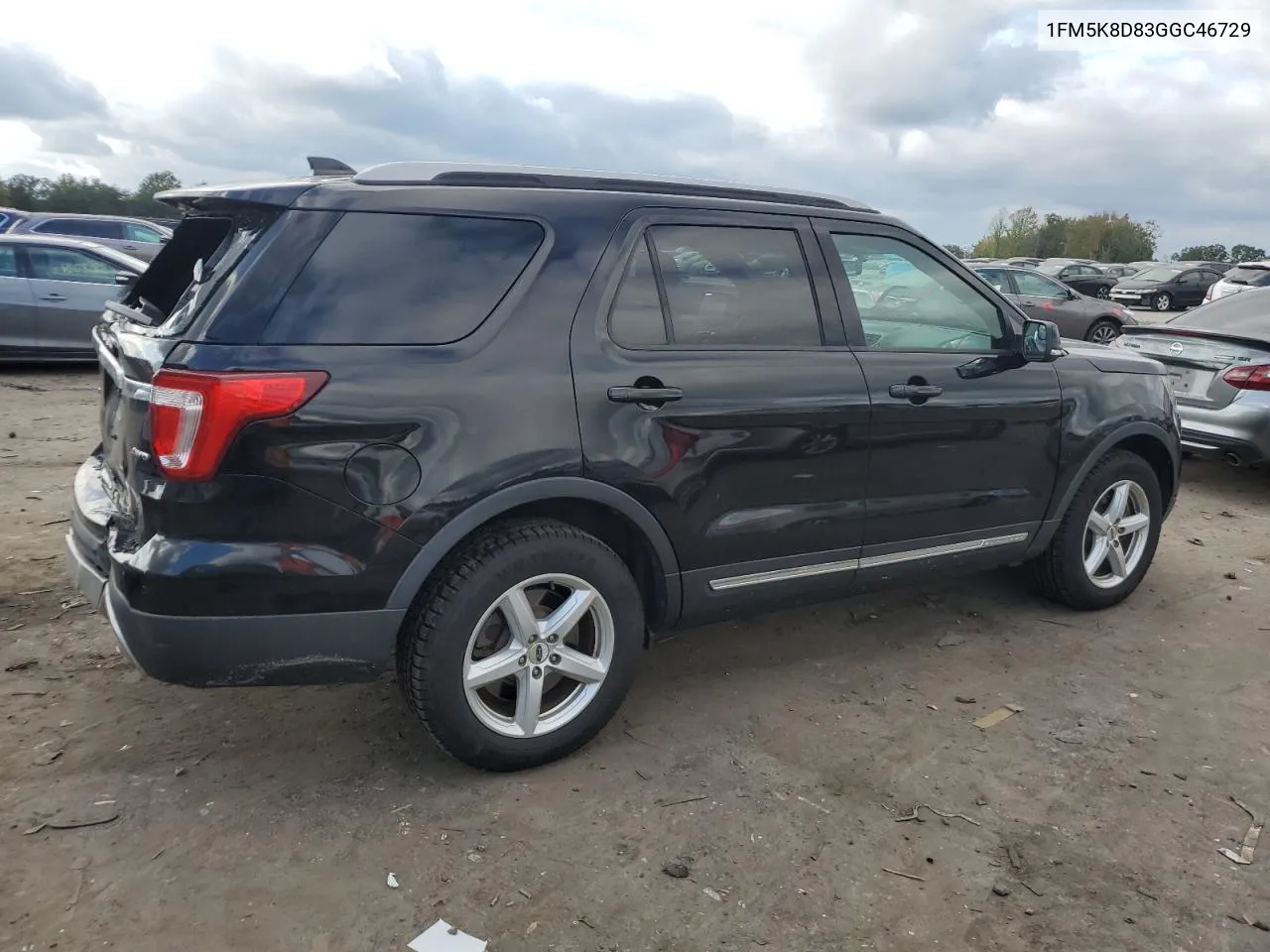 1FM5K8D83GGC46729 2016 Ford Explorer Xlt