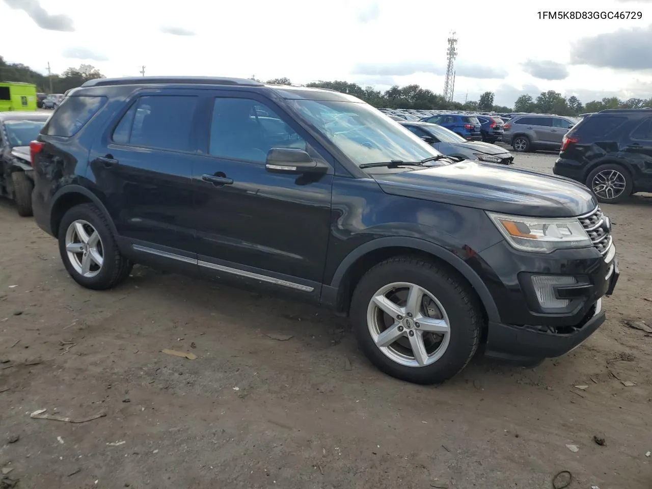 1FM5K8D83GGC46729 2016 Ford Explorer Xlt