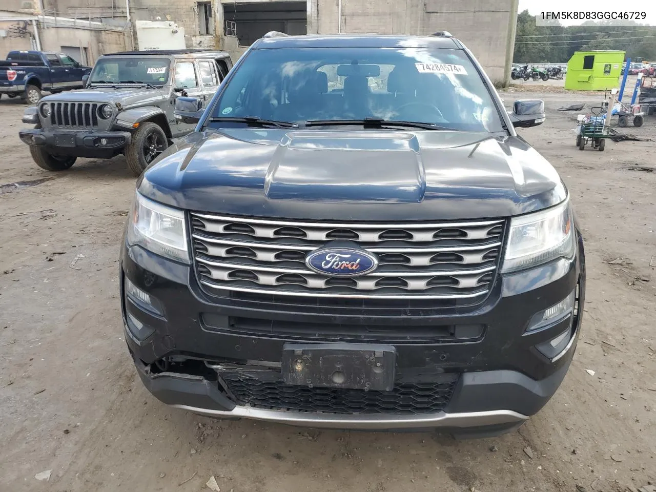 1FM5K8D83GGC46729 2016 Ford Explorer Xlt