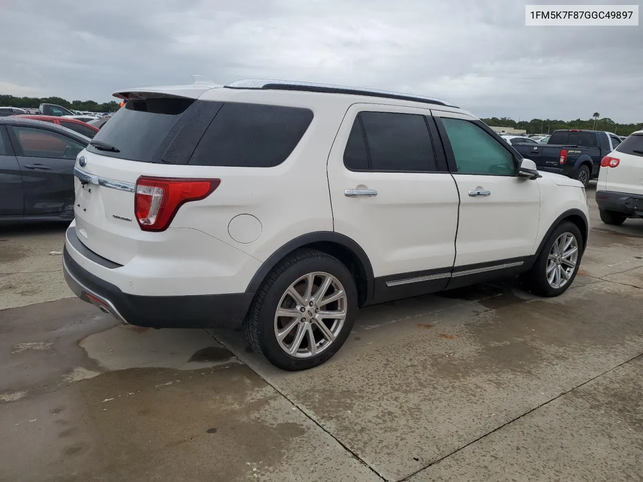 2016 Ford Explorer Limited VIN: 1FM5K7F87GGC49897 Lot: 74308624