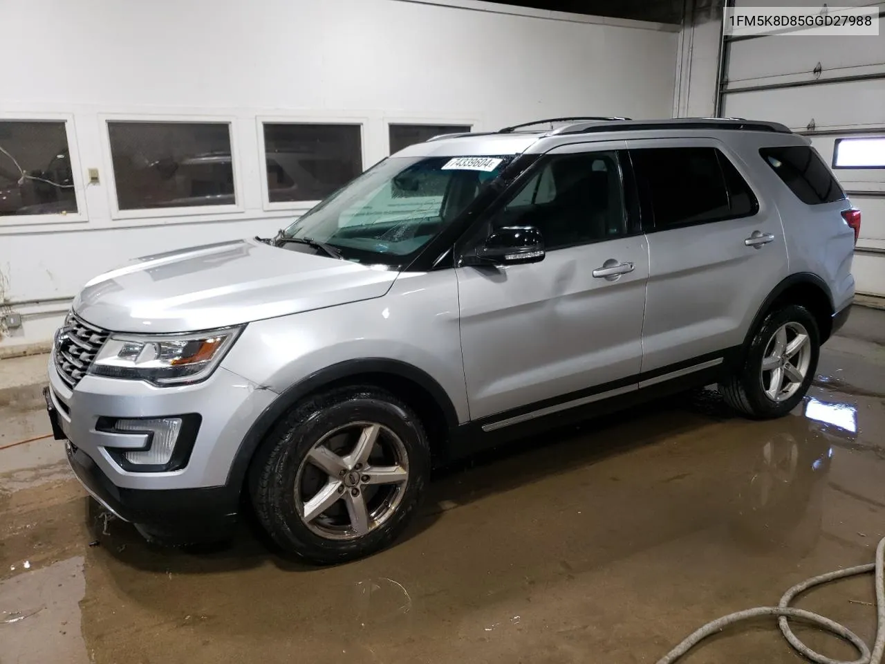 2016 Ford Explorer Xlt VIN: 1FM5K8D85GGD27988 Lot: 74339604