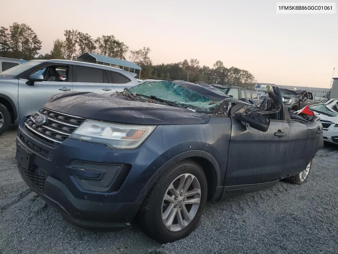 2016 Ford Explorer VIN: 1FM5K8B86GGC01061 Lot: 74347314