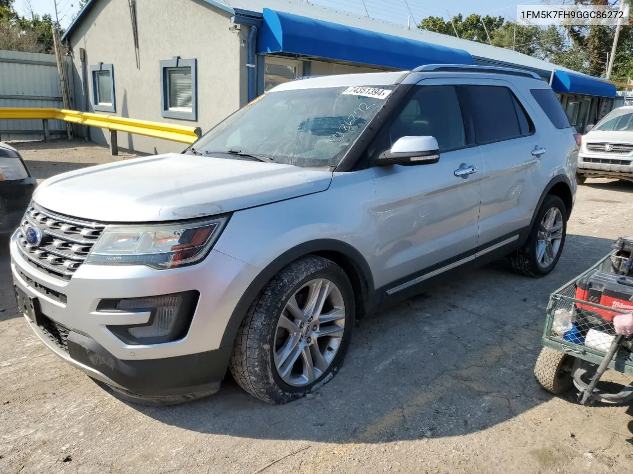 2016 Ford Explorer Limited VIN: 1FM5K7FH9GGC86272 Lot: 74351394