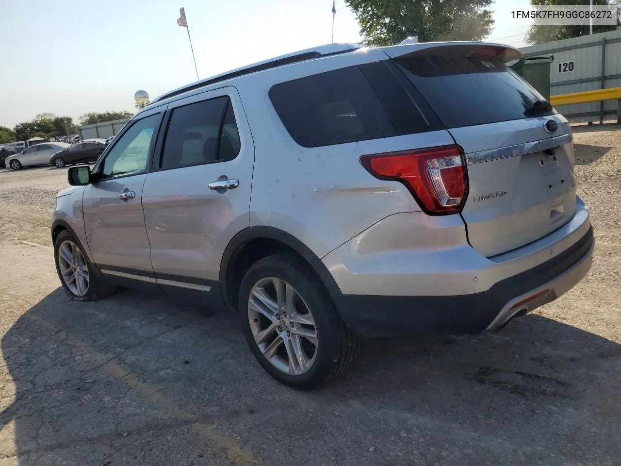 2016 Ford Explorer Limited VIN: 1FM5K7FH9GGC86272 Lot: 74351394