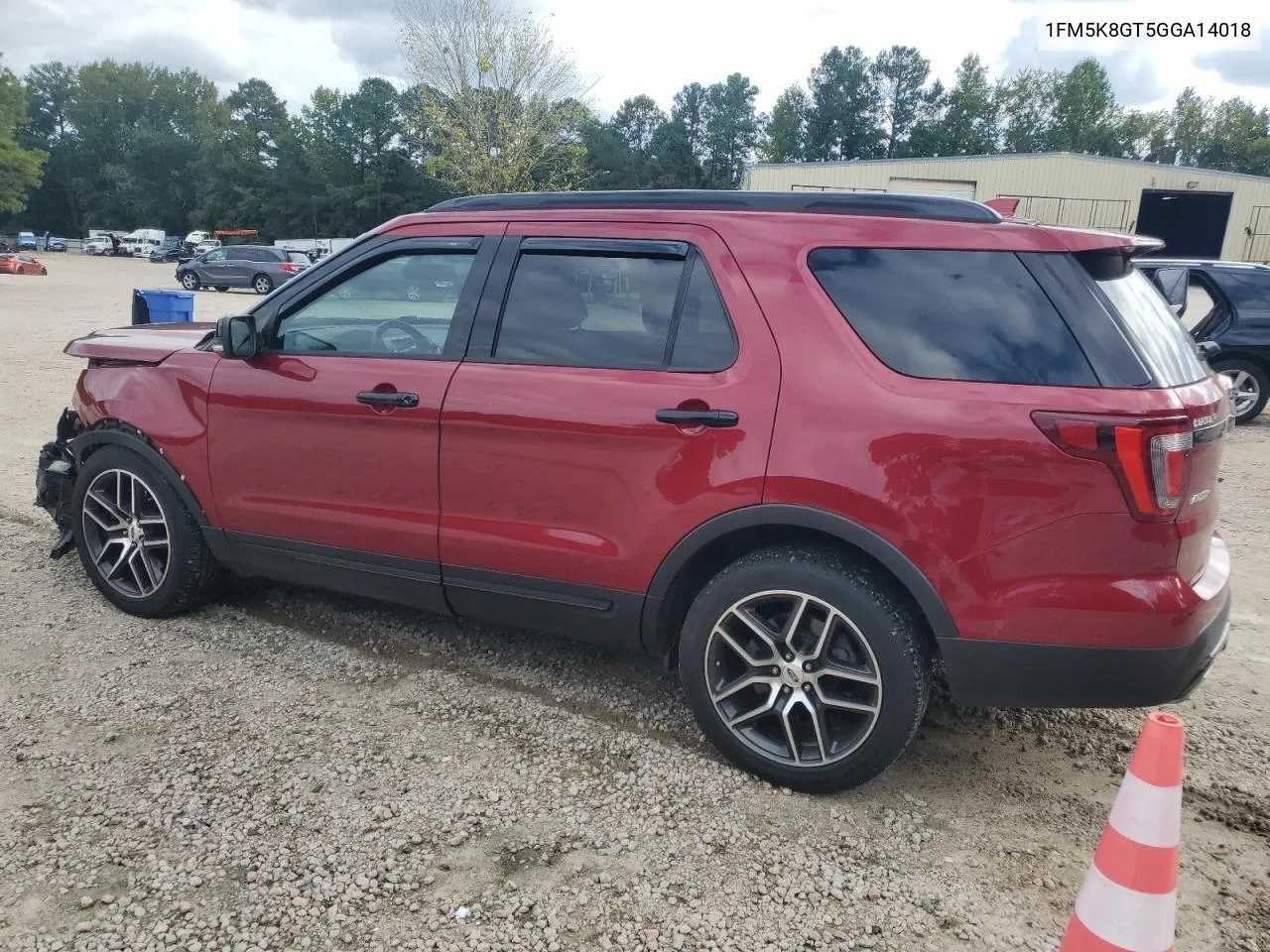 1FM5K8GT5GGA14018 2016 Ford Explorer Sport